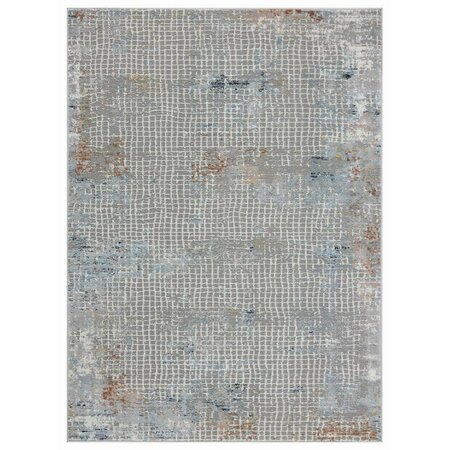 UNITED WEAVERS OF AMERICA Austin Devine Rust Oversize Area Rectangle Rug, 9 ft. 10 in. x 10 ft. 6 in. 4540 20658 1013